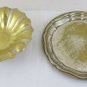 Plate Antique in Metal Silver Style Baroque Period First Twentieth Century SU6