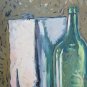Painting 1960's Oil on board Studio with Items on Table Original p10