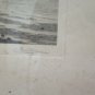 Engraving Antique Landscape Denmark Windmill Signed Axel Holm Vintage Print R103