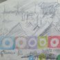 Old Drawing Sheet with Sketching of Painter Modenese Gaetano Pancaldi P28.6