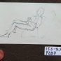 15 Sketching on Basket Opera Painter G.Pancaldi Drawing Portrait Man Lady P28.7