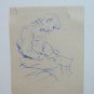 4 Drawings Sketching on Basket Studio for Fugura Full Pen Vintage P28.7