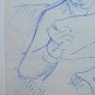 4 Drawings Sketching on Basket Studio for Fugura Full Pen Vintage P28.7