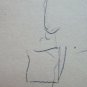 4 Drawings Sketching on Basket Studio for Fugura Full Pen Vintage P28.7