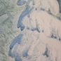 Painting Modern Contemporary Landscape Winter Snowy Painting Signed P33.1