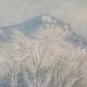 Painting Modern Contemporary Landscape Winter Snowy Painting Signed P33.1