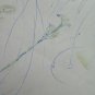 Drawing Sketch Portrait Feminine Pen on Basket Years 60 2.5oz Pancaldi P28.8