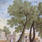 Antique Tile in Ceramic Castles D'Abruzzo Period Seven Hundred XVIII