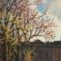 Three Painted Oil on Linen with Views of City' of Turin Signed Lamonaca PS2