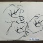 Old Drawing on Basket Sketch Studio for a Hand Art Vintage P28.8