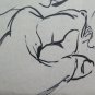 Old Drawing on Basket Sketch Studio for a Hand Art Vintage P28.8