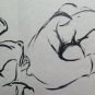 Old Drawing on Basket Sketch Studio for a Hand Art Vintage P28.8