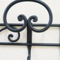 Coat Hangers Hanger Wrought Iron Wall Wall Vintage Design 4 Hooks Ch