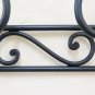 Coat Hangers Hanger Wrought Iron Wall Wall Vintage Design 4 Hooks Ch