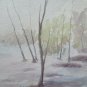 Painting Vintage Watercolour Landscape Signed Emilia Romagna 13x9 1/8in P14