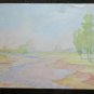 Painting Vintage Watercolour Landscape Signed Emilia Romagna 13x9 1/8in P14