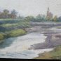 Painting Vintage Watercolour Landscape Signed Emilia Romagna 10 5/8x7 1/8in