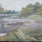 Painting Vintage Watercolour Landscape Signed Emilia Romagna 10 5/8x7 1/8in