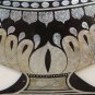 Frieze Decorative Vintage Hand Painted Shaped like Bowl Vase on Iron CH13 51