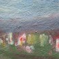 Small Painting Vintage Landscape Painting Widescreen Style Impressionist p16