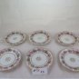 Six Saucers for Coffee Porcelain Mz Austria Moritz Zdekauer Pottery Plate R31