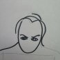 Drawing on Basket Studio for Body Human Hands Vintage Sketch Painter P28.8