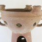 Old Pot Cooker in Terracotta Incense Burner Burner Incense X3
