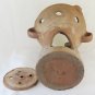 Old Pot Cooker in Terracotta Incense Burner Burner Incense X3