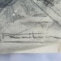 Antique Portrait Male Man Bearded Pencil on Basket Years Quaranta 1940 P28