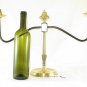 Table Lamp Desk Lampshade Brass Vintage Made by hand 3 Lights CH2