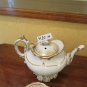 Antique Service for Tea Eight People Porcelain and Gold Italy End 2624 8/12ft1