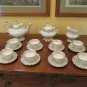 Antique Service for Tea Eight People Porcelain and Gold Italy End 2624 8/12ft1
