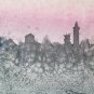 Painting Modern Technical Mixed View of Piumazzo Di Castelfranco Emilia