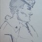 Drawing Sketch on Basket Studio for I Fugure Whole Pen on Basket Vintage P28.7