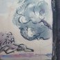Landscape Countryside in Riva to Lake Signed Painting to Watercolour 1956 P28.53