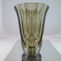 Vase Vintage Glass Shaped like Stem Glass Art Nouveau Denmark Scandanavia R24