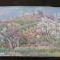 Painting Vintage Landscape Countryside Modena Watercolour 20 1/2x13 3/8in P14