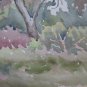 Painting Vintage Landscape Countryside Modena Watercolour 20 1/2x13 3/8in P14