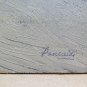 Painting Antique Oil on board Signed Scorcio of a Country Dell 'em Ilia-Romagna