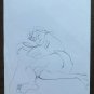 Drawing Pen on Basket Preparatory Sketch Studio for Figure Full P28.7