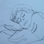 Drawing Pen on Basket Preparatory Sketch Studio for Figure Full P28.7