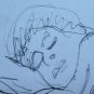 Drawing Pen on Basket Preparatory Sketch Studio for Figure Full P28.7