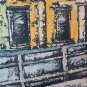 MODERN PAINTING TECHNICAL MIXED ON CANVAS GENOVA COMMANDERY PRE' SAINT GIOVANNI