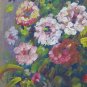 Painting Style Impressionist Painting to Oil on board Blossom Floral V