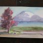 Two Small Painted Vintage Landscape Opera of Painter Gaetano Pancaldi P14