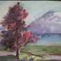 Two Small Painted Vintage Landscape Opera of Painter Gaetano Pancaldi P14