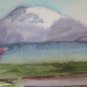 Two Small Painted Vintage Landscape Opera of Painter Gaetano Pancaldi P14