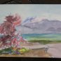 Two Small Painted Vintage Landscape Opera of Painter Gaetano Pancaldi P14