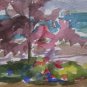 Two Small Painted Vintage Landscape Opera of Painter Gaetano Pancaldi P14