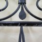 Couple Tie Iron Wrought Bed Single a Square Handmade Vintage 20